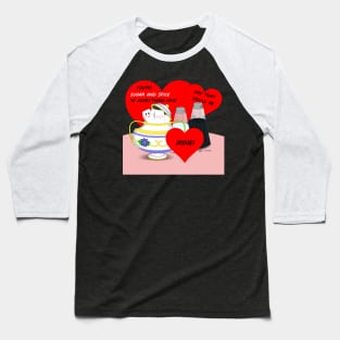 Sugar and Spice - Old Fashioned Valentine Card Art Baseball T-Shirt